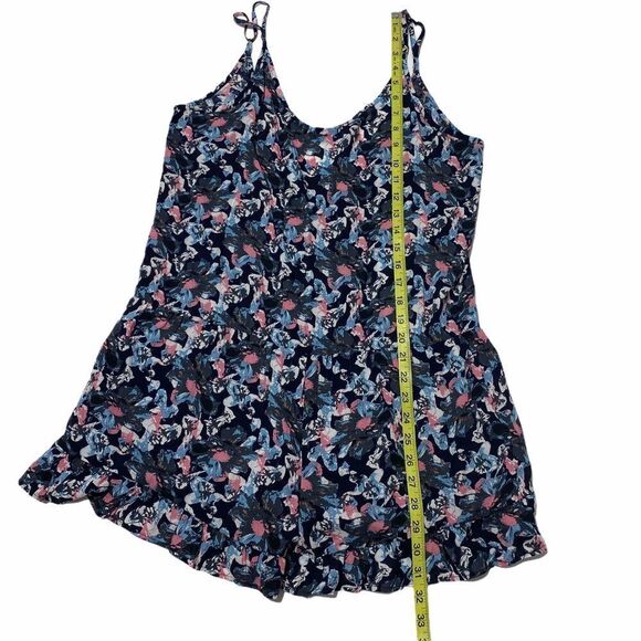 Mary & Mabel Floral Ruffled Sleeveless Romper 4 - Picture 8 of 11